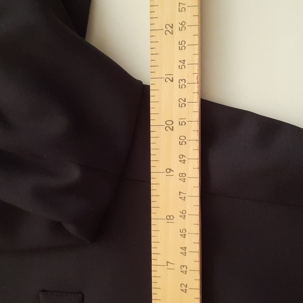 HAGGAR MENS BLACK BLAZER - SIZE 38 SHORT - NEW WITH TAGS - SRP $200.00 - Picture 10 of 10